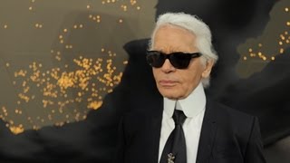 Karl Lagerfeld on the FallWinter 201314 ReadytoWear Collection – CHANEL Shows [upl. by Handal731]