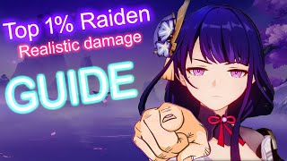 Top 1 Raiden Guide [upl. by Thorr920]