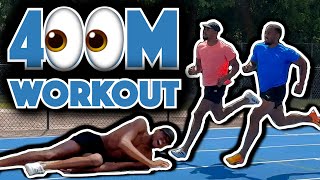 Olympic Champions Vomit Inducing 400m Workout ft Steven Gardiner amp Matthew HudsonSmith [upl. by Jackqueline]