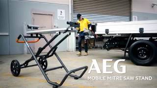 AEG Mobile Mitre Saw Stand [upl. by Llenol]