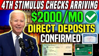 Finally Its Arriving Soon 2000Mo 4th Stimulus Checks Direct Deposits Confirmed For LowIncomes [upl. by Evelunn495]