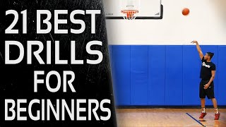 21 BEST Youth Basketball Drills for BEGINNERS In 5 EASY Phases [upl. by Nollahs]