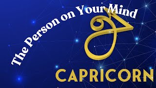 CAPRICORN Part 2 The Person on Your Mind LeoLibra [upl. by Hagai]