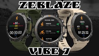 Хорошие SmartWatch Zeblaze Vibe 7 400 mAh IP68 Отзыв и знакомство [upl. by Lewej345]