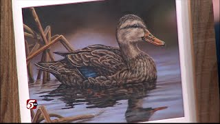 Local Artist enters Federal Duck Stamp Competition [upl. by Joris874]