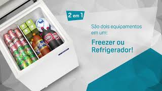 Freezer e Refrigerador DA170 e DA302 Dupla Ação  Metalfrio [upl. by Gnuj]