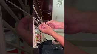 The plastic bag knot is very useful you must know knot diy diy shorts [upl. by Dennet138]