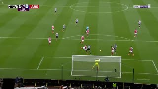 🔥 Alexander Isak BRILLIANT HEADER GOAL vs Arsenal to make Newcastle Infront  Anthony Gordon assist [upl. by Enaed]