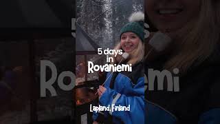 A PERFECT 5 day Rovaniemi Lapland Finland Winter itinerary Link in caption [upl. by Falzetta780]