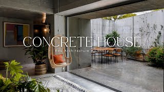 A Modern Concrete Oasis in Lewes UK  Concrete House [upl. by Atiken818]