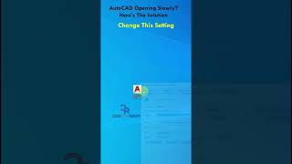 AutoCAD Opening Slowly  AutoCAD Software Opening Slowly shorts autocad [upl. by Vyky]