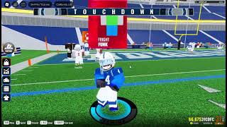 THROWING DIMES WITH THE WORST WRS IVE EVER SEEN Roblox NFL Universe Football Cardinals vs Colts [upl. by Entwistle45]