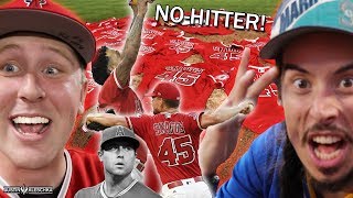 ANGELS THROW NO HITTER FOR TYLER SKAGGS  Kleschka Vlogs [upl. by Udell]