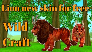 WildCraft plying Lion With new skin Wild Pass Season 10 Lion skin for free [upl. by Herrick]