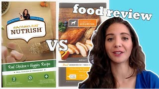 Rachael Ray Nutrish vs Simply Nourish Dog food review [upl. by Ahtekal]