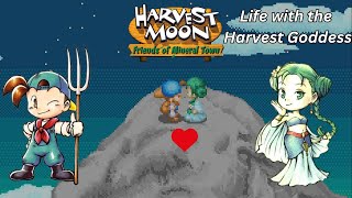 Harvest Moon Friends of Mineral Town  The Harvest Goddess Events Dialogue Marriage [upl. by Norraa]