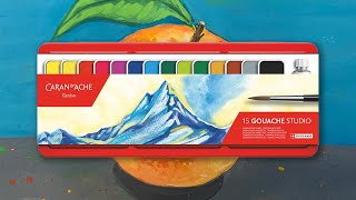 Caran D’ Ache Studio Gouache Review [upl. by Musetta]