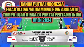 INA VS MAS FAJARRIAN VS MANTEE  YONEX SUNRISE INDIA OPEN 2024 [upl. by Cirdnek965]