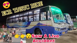 🚌ECR Bus Cabin Vlog Pondicherry to Chennai  TNSTCVillupuram  Naveen Kumar [upl. by Ralston]