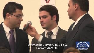 Testimonios hermanos de la Iglesia en Dover New Jersey  Enero 2014 [upl. by Pozzy]