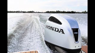 Vorstellung neuer Honda BF 250 V6  NEW V6 BF 250  Atlantic Marine in Cannes 2018 [upl. by Ordep443]