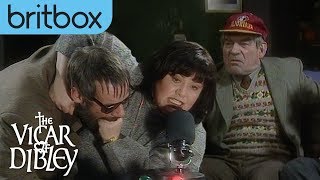 The Vicars First Radio Dibley Broadcast  The Vicar of Dibley [upl. by Martguerita]