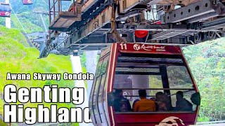 Malaysia 4k Genting Highland Cable Car Awana Skyway Gondola 🚠 Tour  Malaysia Travel [upl. by Bland]