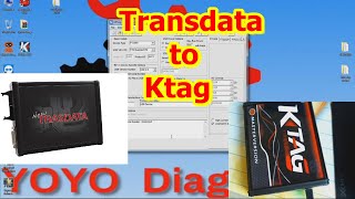 KTAG Clone change to Transdata Dimsport and vice versa Driver Chip Programming [upl. by Anirat]