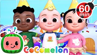 JJs Birthday Song 🎂  More CoComelon Nursery Rhymes amp Kids Songs  Dance Party Mix [upl. by Shell718]