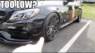 Lowered car problems Heres what actually happened to my C63 [upl. by Humfrid]