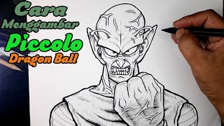 How To Draw Piccolo  Dragon Ball  Piccolo step by step 2024 [upl. by Trebma538]