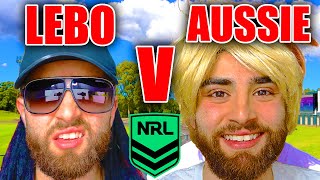 Lebos Vs Aussies Rugby League [upl. by Pallaten941]