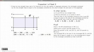 Euclids Elements Book 2  Proposition 1 [upl. by Rhianna]