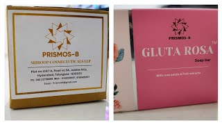 prismosB gluta rosa soap bar review glutathioneglutarosa [upl. by Torey]