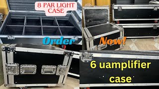 Flight case price  amplifier flight case  6U rack case  amplifier rack  par light flight case [upl. by Ettenot244]