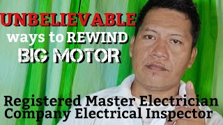 How to rewind100hpmotor rewinding electricmotor diy [upl. by Enisamoht]