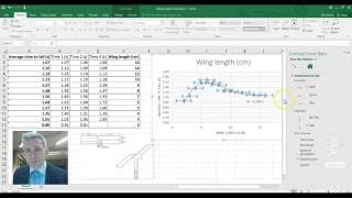 Using Error bars in Excel with scientific data [upl. by Saticilef]