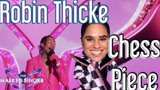 Robin Thicke Thinks Chess Piece Could Be Misty Copeland  The Masked Singer USA Season 12 Ep 5 [upl. by Tonye182]