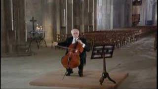 Rostropovich Plays Bach 4ii Allemande [upl. by Eanad112]