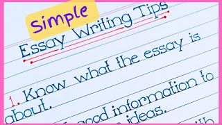 10 Important Tips for Essay Writing  How to Win Essay Writing Competition [upl. by Alohs]