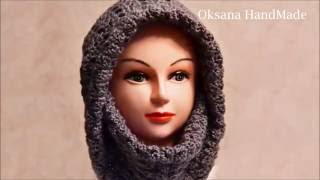 Снуд крючком Мастер класс Scarf crochet [upl. by Ennoved]