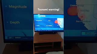 Tsunami warning Northern CA [upl. by Burn]