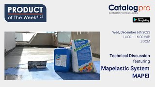 Product of The Week Mapelastic by MAPEI [upl. by Aihsetan49]