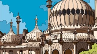 Relaxing amp Fun Coloring  Royal Pavilion UK coloringforrelaxation relaxingcoloring funcoloring [upl. by Ingelbert285]