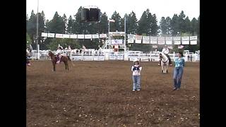 Jewell sings National Anthem at Clackamas County Fair Rodeo 8172010 [upl. by Artimas]