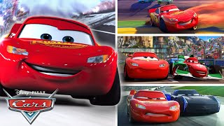 Lightning McQueens Most Competitive Moments  Pixar Cars [upl. by Howenstein]