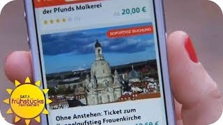 App Check Stadtführung Sightseeing und Co  Sat1 Frühstücksfernsehen [upl. by Welby]