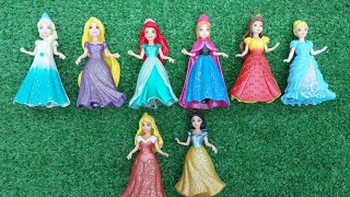 Satisfying ASMR  Mixing Disney Princess Colorful dress up  Sofia Ariel CinderellaElsa Rapunzel [upl. by Hendricks]