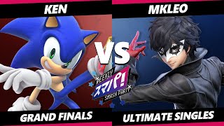 Sumapa 154 GRAND FINALS  MkLeo Joker Vs KEN Sonic Smash Ultimate  SSBU [upl. by Anassor]