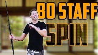 Fastest Collapsible Bo Staff Spinning Tutorial [upl. by Ecidnarb]